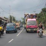 Beschränkungen beim Personentransport gibt es auf Bali nicht...