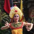 Traditionelle Tänzerin auf Bali